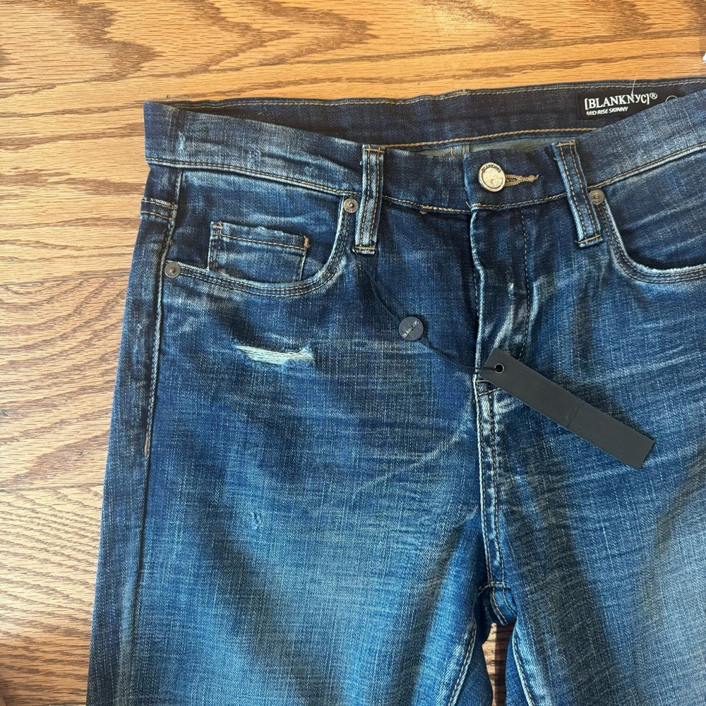 Blank NYC mid rise distressed skinny 28 NEW WITH TAGS NWT